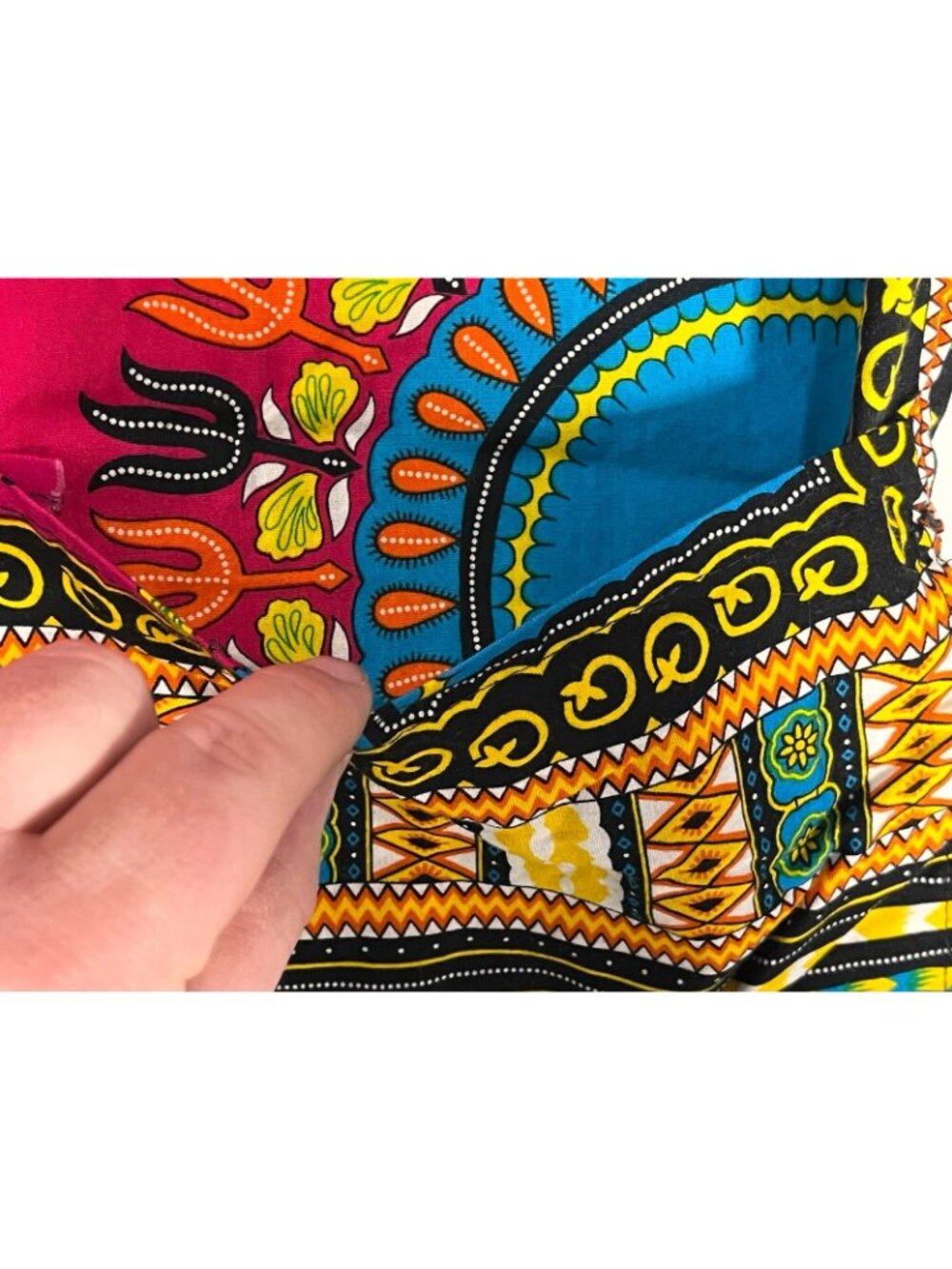 Klub Kool Dashiki Shirt Mens XL African Tribal Print Short Sleeve Tunic - Picture 8 of 13